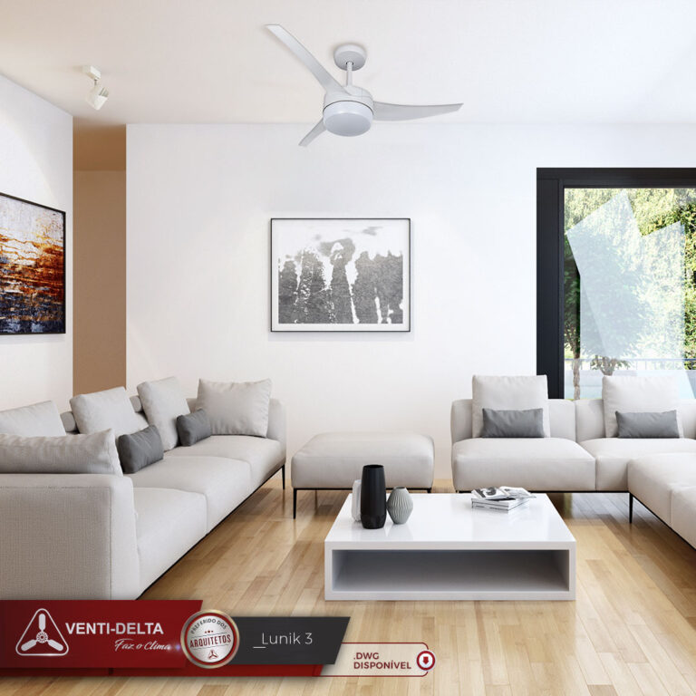 ventilador de teto lunik 3 ambiente