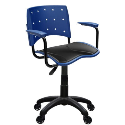cadeira secretaria ergoplax azul